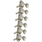 Grover 133C6 Deluxe Guitar Machine Head,6-in-Line,Chrome Gitaren stemmechanieken