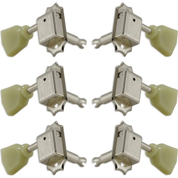 Grover 133CK Deluxe Guitar Machines w Keystone Button,3+3,Chrome Gitaren stemmechanieken