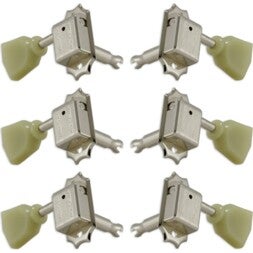 Grover 133CK Deluxe Guitar Machines w Keystone Button,3+3,Chrome Gitaren stemmechanieken