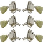 Grover 133CK Deluxe Guitar Machines w Keystone Button,3+3,Chrome Gitaren stemmechanieken