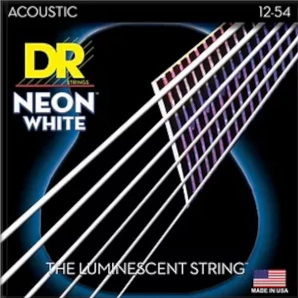 DR Strings NWA-12 HI-DEF NEON WHITE fluorescerende Snaren