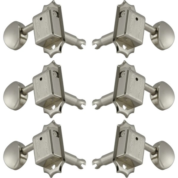 Grover 133N Deluxe Guitar Machine Heads,3+3,Nickel Gitaar stemmechanieken