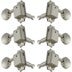 Grover 133N Deluxe Guitar Machine Heads,3+3,Nickel Gitaar stemmechanieken