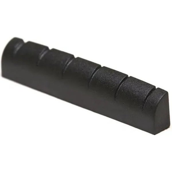 Graph Tech PT 6116 L0 Black TUSQ XL Slotted Guitar Nut 1 11/16" Lang Akoestisch/Elektrisch Rond Plat Linkshandig