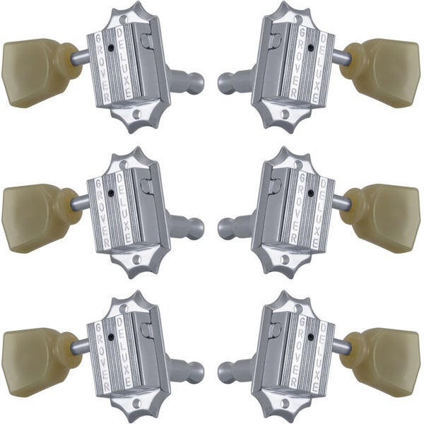 Grover 135C Vintage Guitar Machine Heads,3+3,Chrome Gitaar stemmechanieken