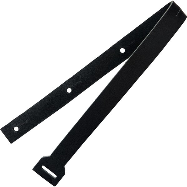 Richter 2025 Leather Tailpiece, Buffalo Black, Gitaarband