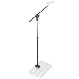 D'Addario PW-XPNDPBMS-01 XPND Pedalboard Mic Stand Verstelbare Microfoonstandaard, Zwart