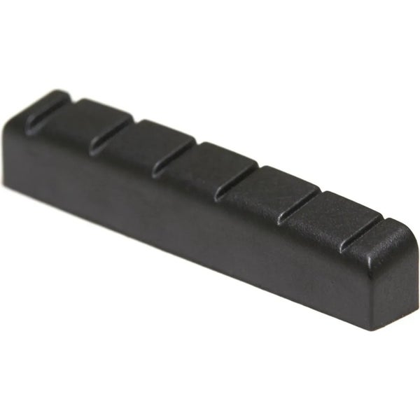 Graph Tech PT 6643 L0 Black TUSQ XL Slotted Guitar Nut 43 x 6 mm Elektrisch P-Style/I-Style Plat Linkshandig