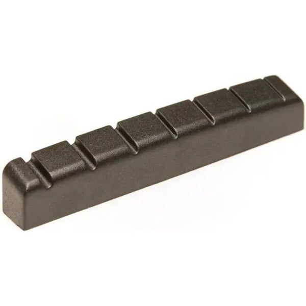 Graph Tech PT 6748 L0 Black TUSQ XL Slotted Guitar Nut 7-Snarige 48 x 6 mm Elektrisch S-Style Plat Linkshandig