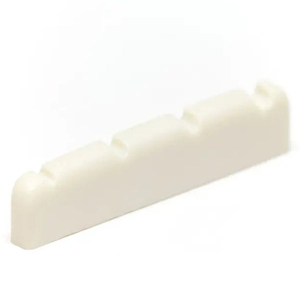 Graph Tech PQ 1254 00 TUSQ Bass Nut Plat, Met sleuven, 4-Snarig