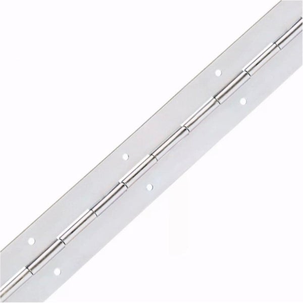 Adam Hall 26055 Galvanised steel piano hinge, pre-drilled, 635 mm Pianoscharnier staal verzinkt