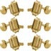 Grover 136G Vintage Deluxe Guitar Machine Heads,3+3,Gold Gitaar stemmechanieken