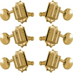 Grover 136G Vintage Deluxe Guitar Machine Heads,3+3,Gold Gitaar stemmechanieken