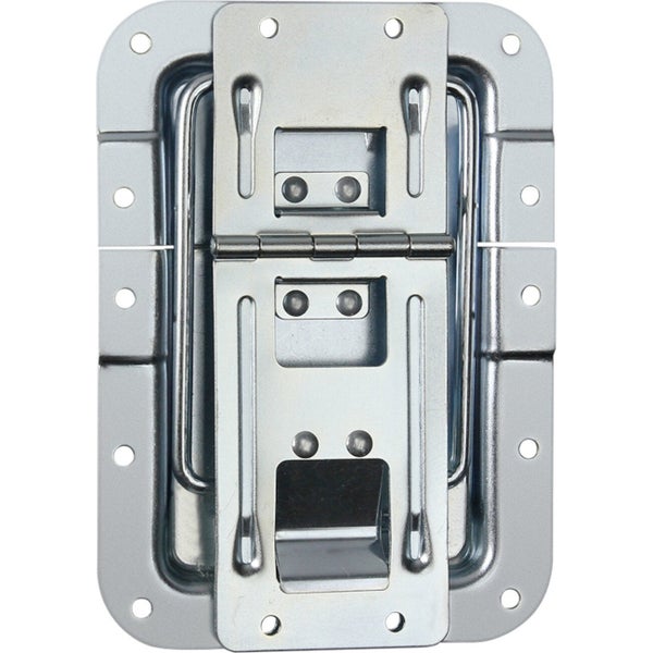 Adam Hall 270838 Lid Stay Large Cranked with Hinge, Click-Stop Funct Lid stay met scharnier en klikstop