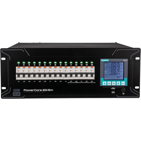 Showgear PowerCore 63.15m 9x Schuko + 2x Multipin H16