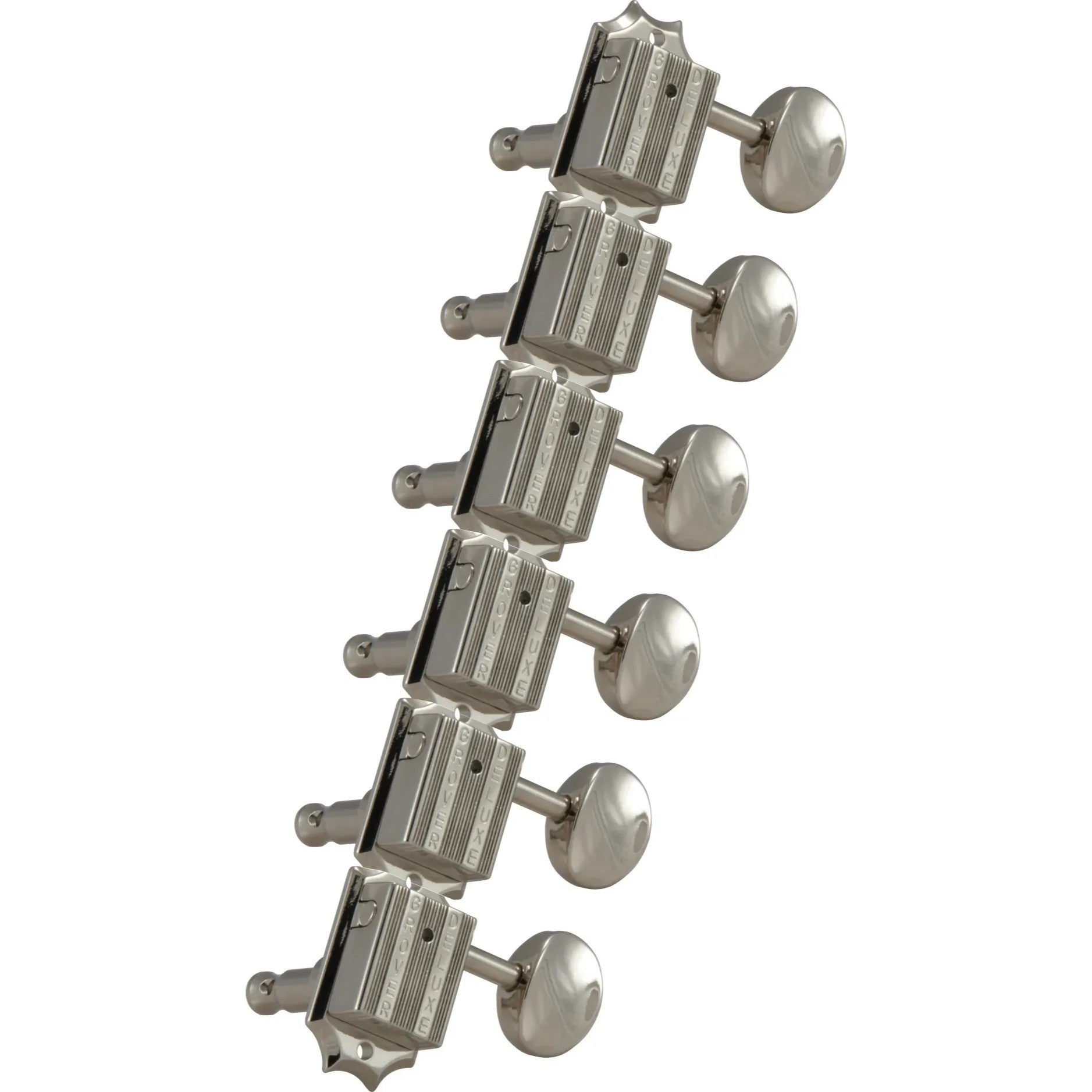 Grover 136N6 Vintage Deluxe Guitar Machine Heads,6-in-Line,Nickel Gitaar stemmechanieken nickel finish
