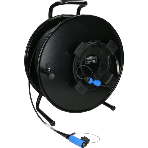 Klotz F12US11H500 12-kanaals single-mode SmartBeam kabel op haspel 500 meter