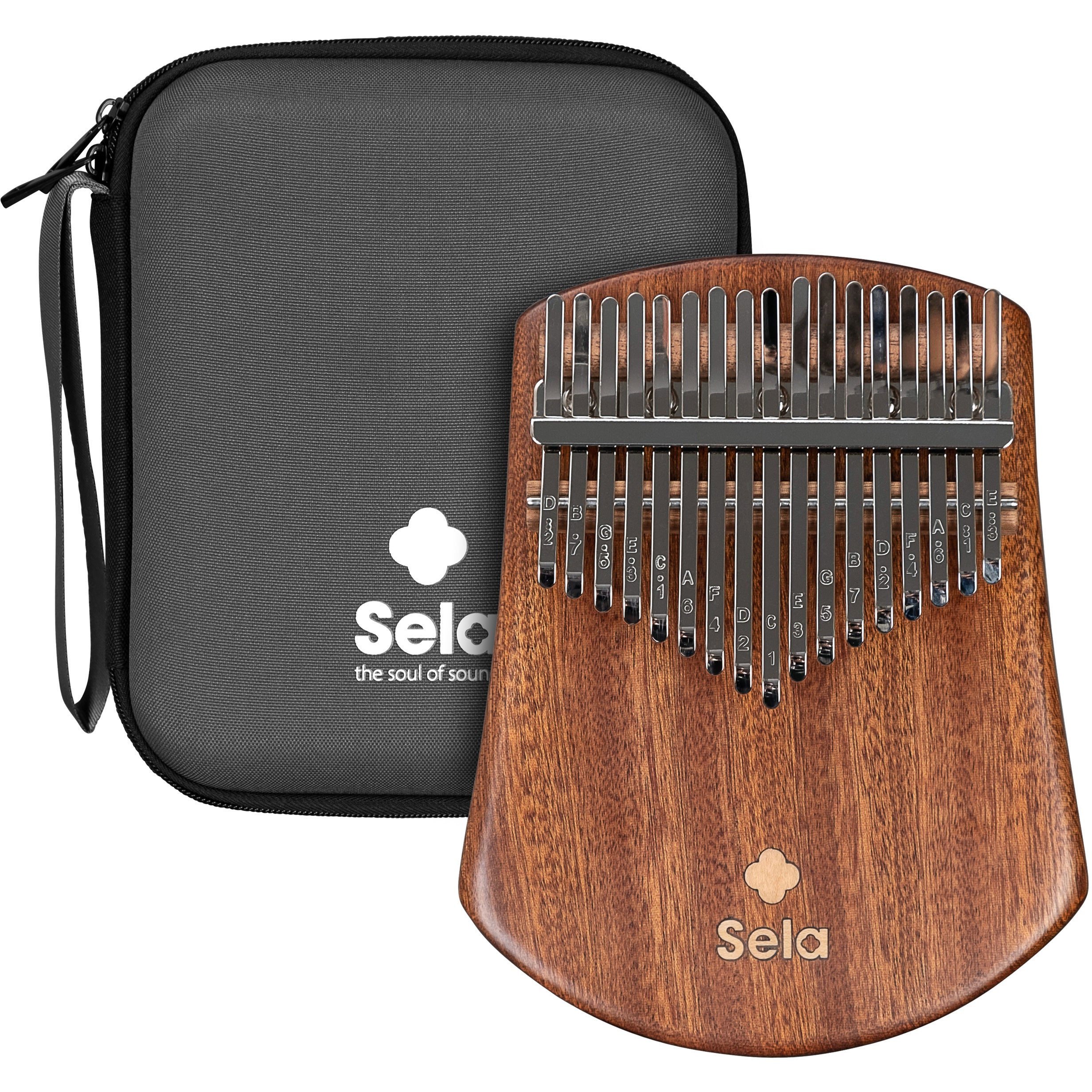 Sela SEKL17SS Solid Sapele 17 kalimba C-majeur