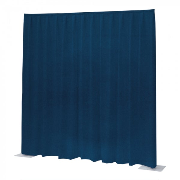 Wentex P&D Curtain Napoli Velvet (USA) Koningsblauw - 3.35 m x 4.27 m (B x H) - geplooid