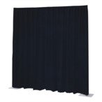 Wentex P&D Curtain Napoli Velvet (USA) Donkerblauw - 3.35 m x 4.88 m (B x H) - geplooid