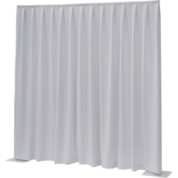 Wentex P&D Curtain Napoli Velvet (USA) Wit - 3.35 m x 3.66 m (B x H) - geplooid