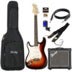 Fazley Classic Series FST118 Sunburst LH elektrische gitaar starterset