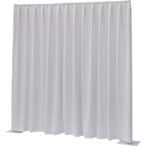 Wentex P&D Curtain MGS 5.16 oz/yd² (USA) Wit - 3.35 m x 4.27 m (B x H) - geplooid