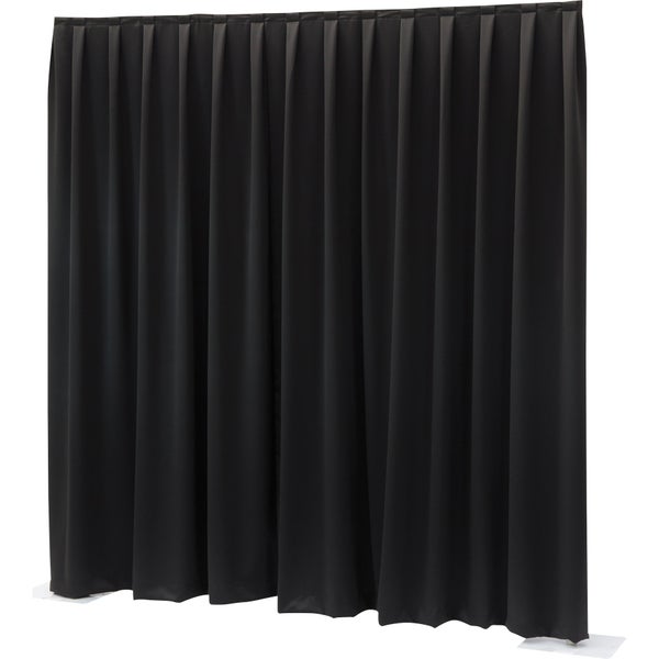 Wentex P&D Curtain MGS 5.16 oz/yd² (USA) Zwart - 3.35 m x 4.88 m (B x H) - geplooid