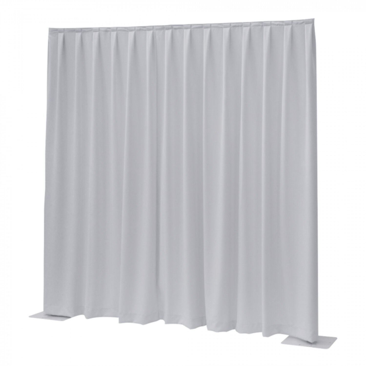 Wentex P&D Curtain Napoli Velvet (USA) Wit - 3.35 m x 4.88 m (B x H) - geplooid