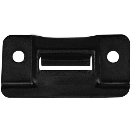 Adam Hall 1632KEEPBLK Keeper plate for 17343 BLK, steel, black galva Keeper plate for butterfly lock