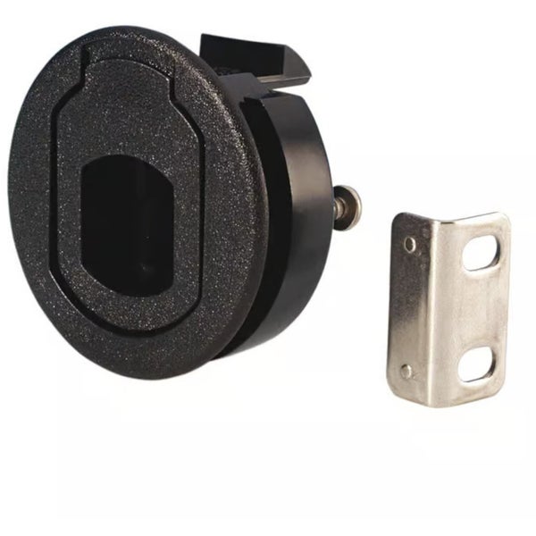 Adam Hall 1656 Lever Latch plastic black Kunststof hefboomsluiting voor servicedeuren