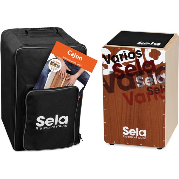 Sela SE-092 Varios Cajon bundel met rugzak, cajon-pad en lesmateriaal