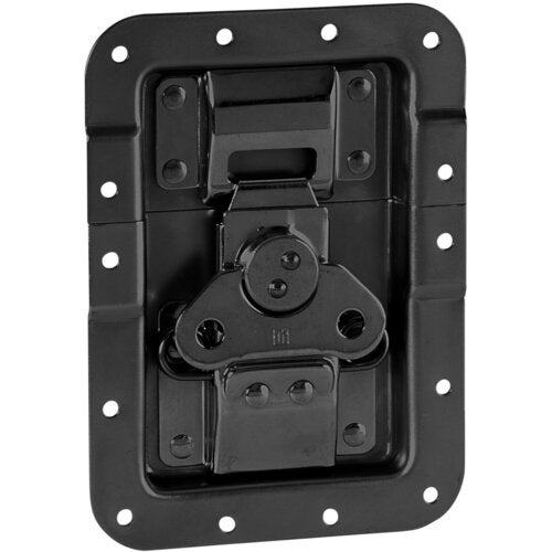 Adam Hall 172511BLK BUTTERFLY V3 large in cranked Dish, black Butterfly lock V3 Large Cranked Black