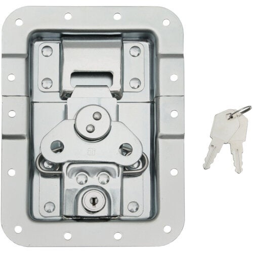 Adam Hall 172511L Butterfly Latch V3 large lockable cranked 14 mm de Butterfly lock V3 Large