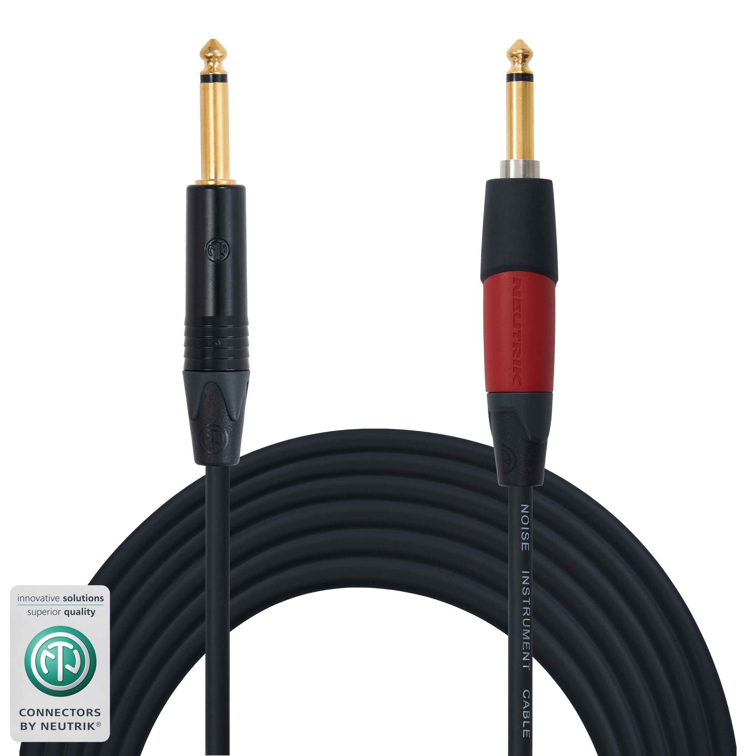 Devine GIT MUTE-N-6-S gitaarkabel met Neutrik Silent Plug, recht, 6m
