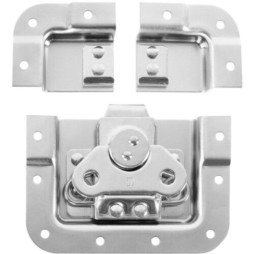 Adam Hall 172535 Butterfly latch short cranked 14 mm deep with split Butterfly latch for flight cases