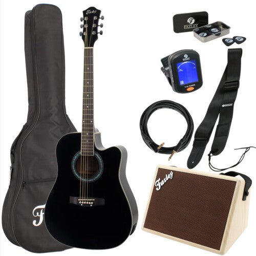 Fazley FE118CBK western guitar starter kit