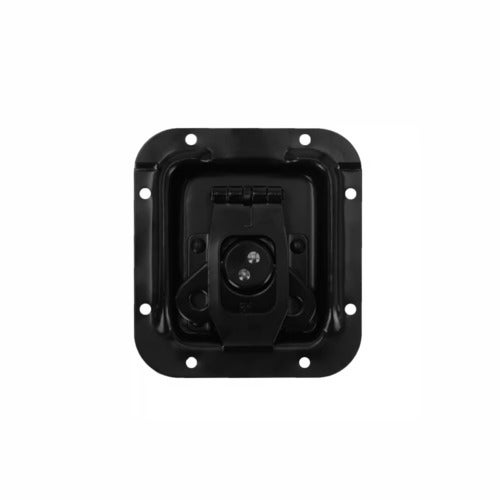 Adam Hall 17302BLK Overlatch butterfly latch, large, 14 mm deep, bla Overlatch butterfly lock, large, black