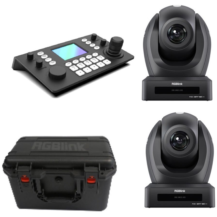 RGBlink PTZ Bundle (2x camera + controller + case)