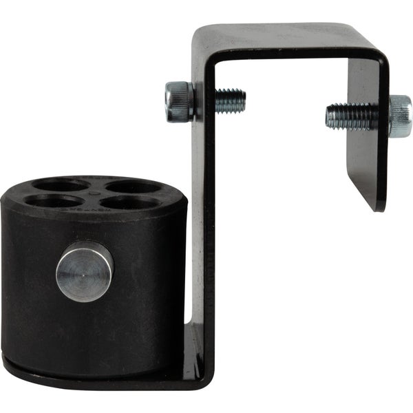 Wentex Flex-adapter met 4-weg connector zwart - gepoedercoat