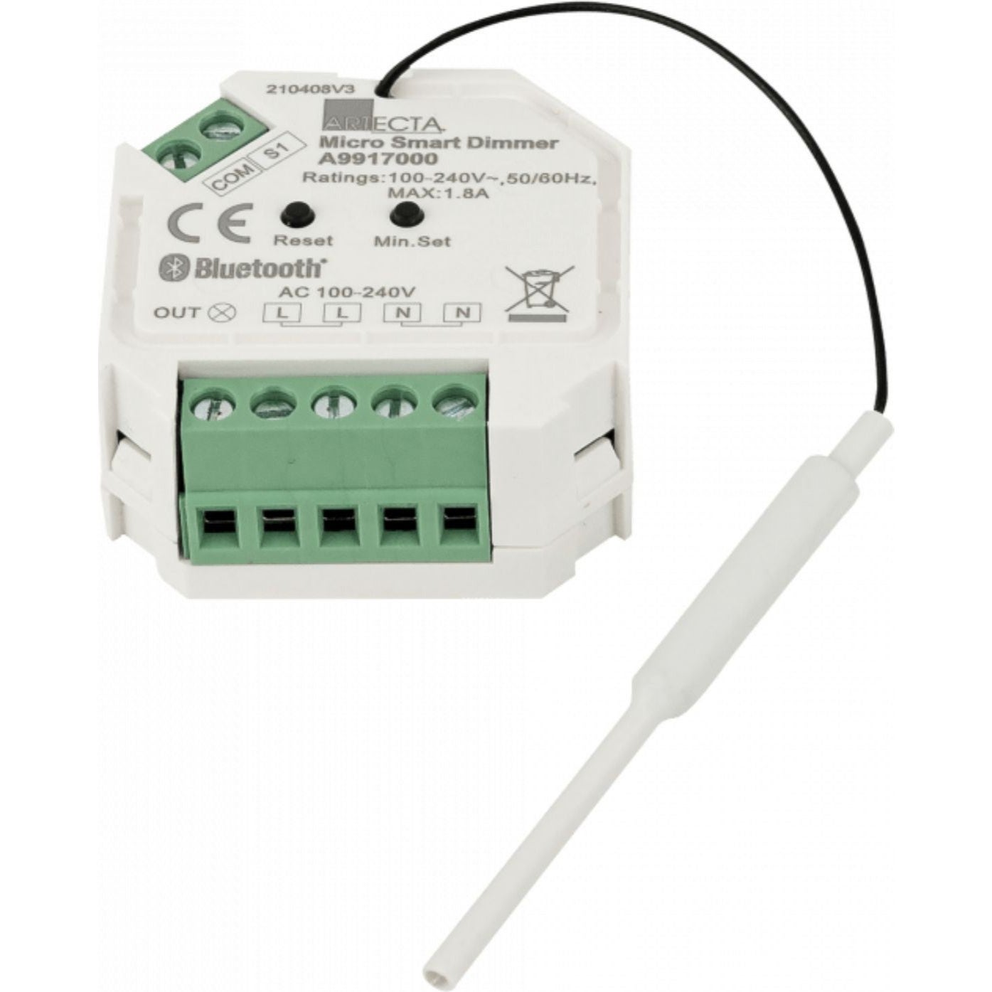 Artecta Bluetooth + RF AC fasedimmer Tot 400 W - Trailing - & Leading Edge