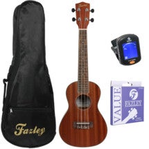 Fazley K23-W concert ukelele starterset