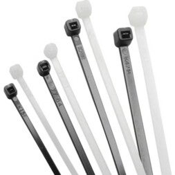 Adam Hall VP26135BLK Cable Tie 165 mm black Kabelbinders voor kabelbeheer (zwart, per stuk)