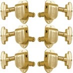 Grover 150G Imperial Machine Heads, 3 + 3, Gold gitaar stemmechanieken
