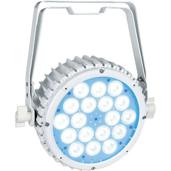 Showtec Compact Par 18 Tri MKII 18x 3 W RGB LED Par - wit