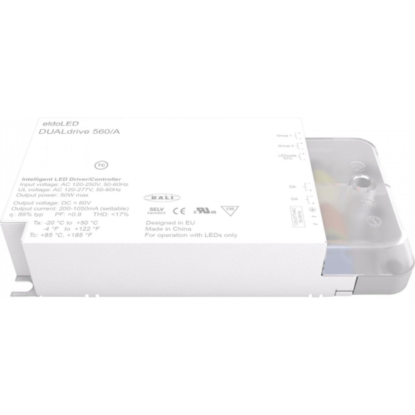 Artecta Eldoled DUALdrive AC 50 W Constant Current eldoLED DL0560A DALI 2 ballast 2 outputs