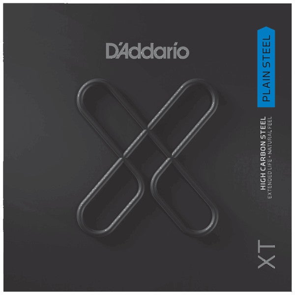 D'Addario XTPL009 Single XT Plain Steel 009 lös sträng för elgitarr