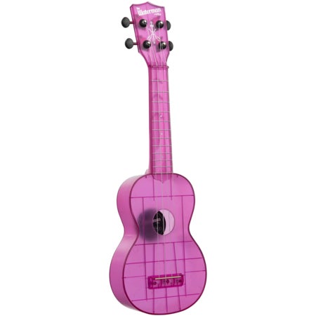 Kala Amethyst Purple Transparent Waterman Ukulele