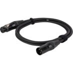 DAP FLN09 DMX & AES/EBU XLR/M 3P naar XLR/F 3P N 0,75 m - Verzilverd