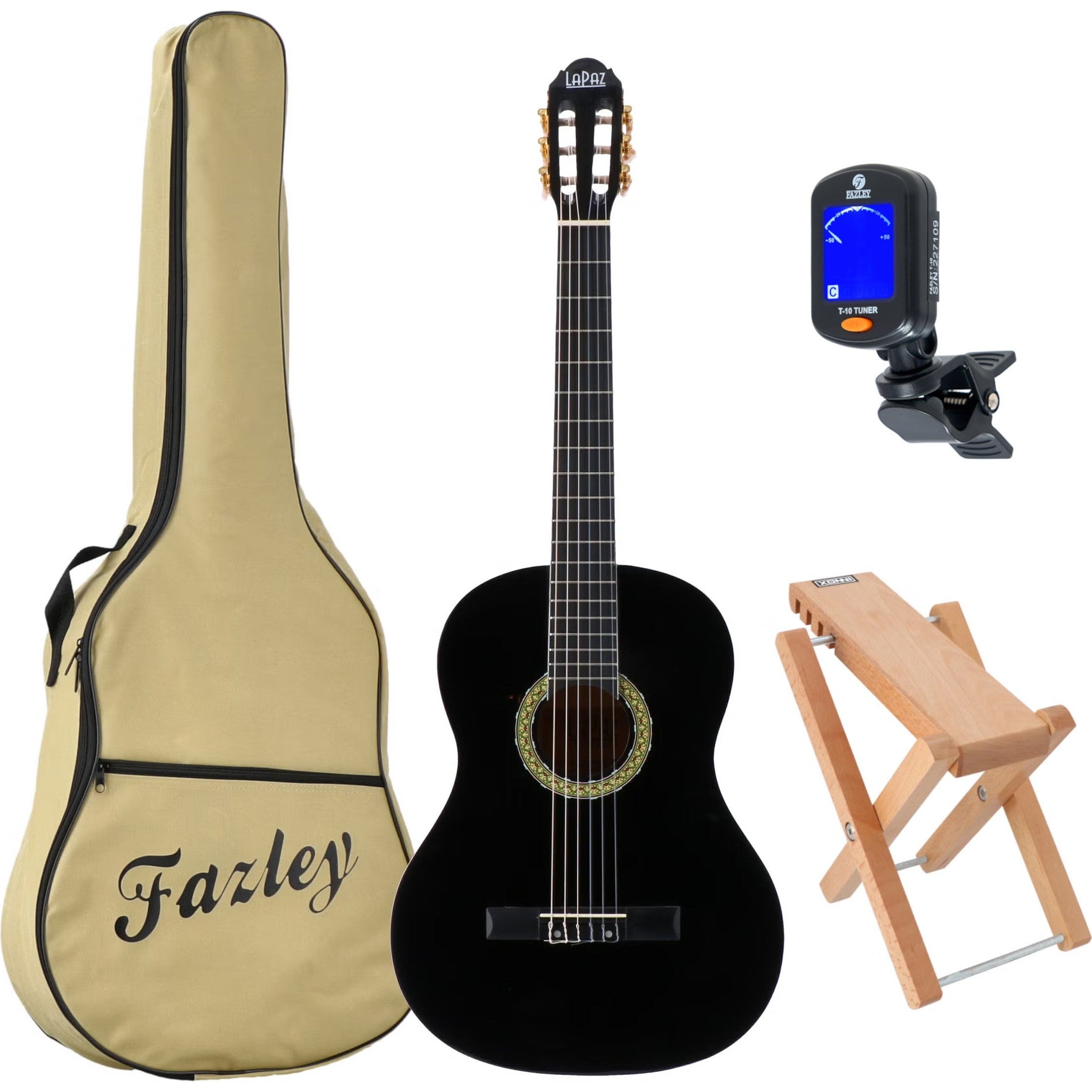 LaPaz 002 BK klassieke gitaar starterset